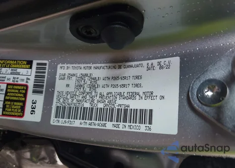 2022 Toyota Tacoma Trd Sport z USA, uszkodzony, nr VIN 3TYAZ5CN6NT023516